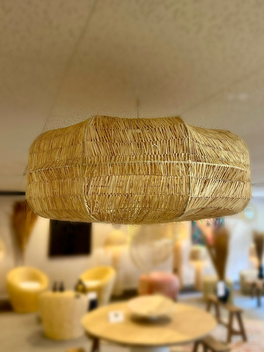 Raffia hanglamp Anaïs M