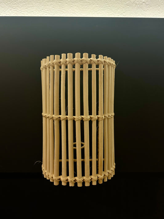Rotan wandlamp M